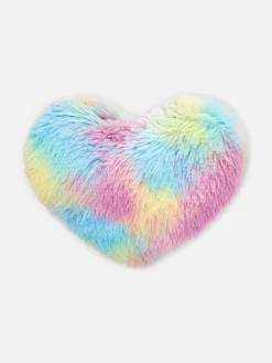 Primark Almofadas Decorativas E Capas^Almofada Decorativa Felpuda Forma Coração