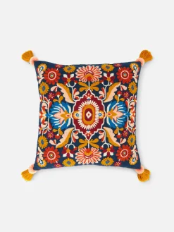 Primark Almofadas Decorativas E Capas^Almofada Decorativa Retro Franjas Quadrada