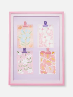 Primark Molduras E Arte De Parede^Arte Mural Pendurar Gancho Flores