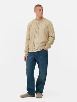 Primark Casacos E Blusões^Blusão Bomber Imitação Camurça