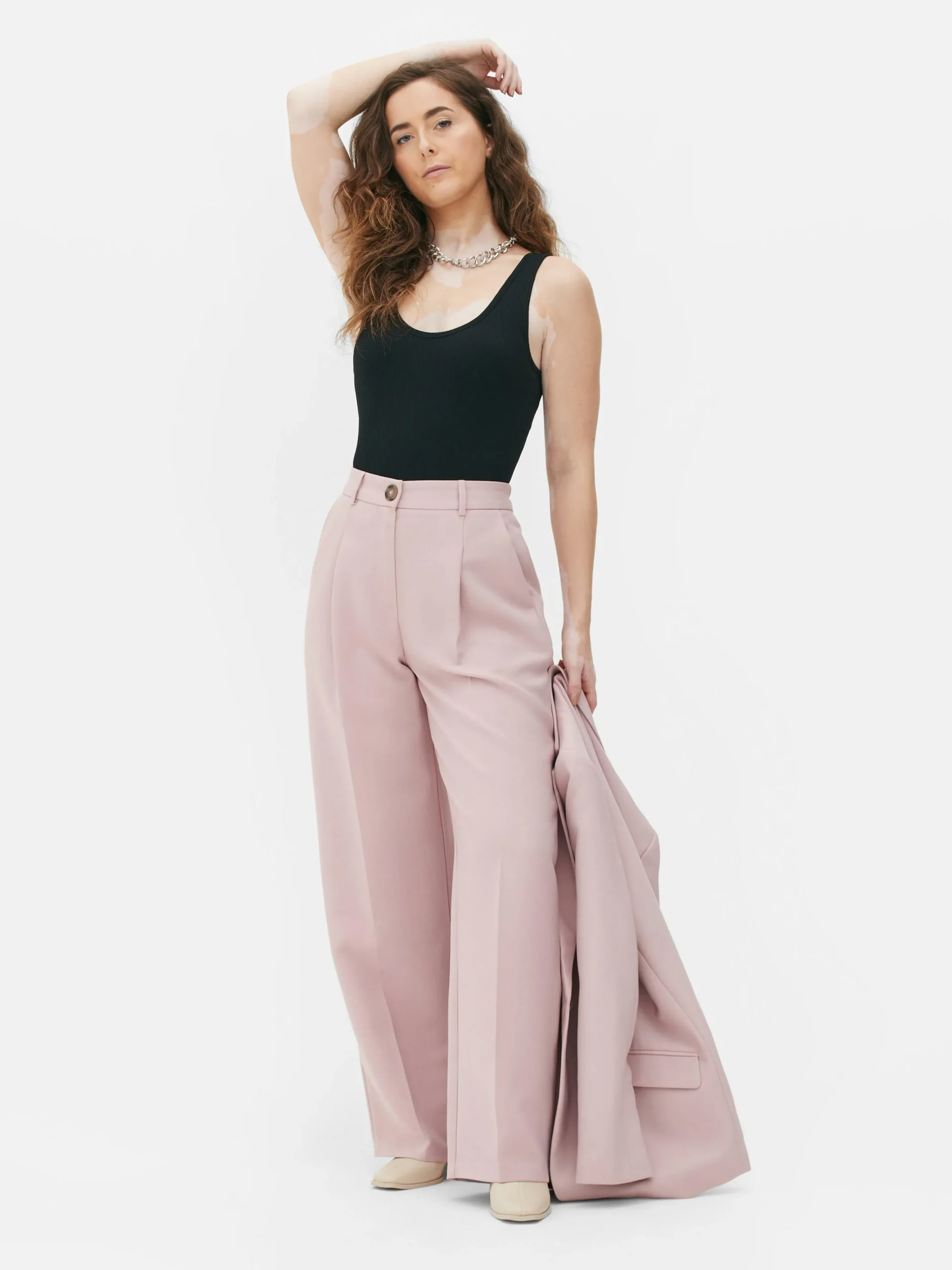 MULHER Primark Tops E T-Shirts^Body Canelado Gola Redonda