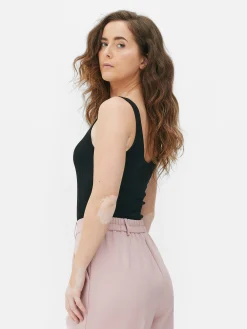 MULHER Primark Tops E T-Shirts^Body Canelado Gola Redonda