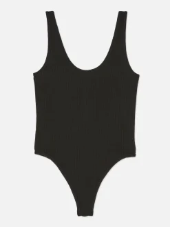 MULHER Primark Tops E T-Shirts^Body Canelado Gola Redonda