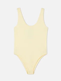 MULHER Primark Tops E T-Shirts^Body Canelado Gola Redonda Sem Costuras