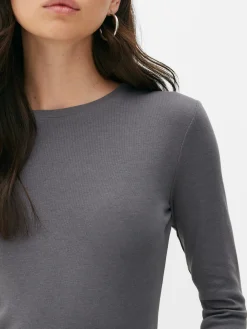 MULHER Primark Tops E T-Shirts^Body Canelado Toque Suave