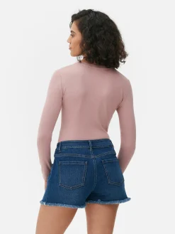 MULHER Primark Tops E T-Shirts^Body Canelado Toque Suave