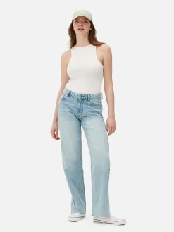 MULHER Primark Tops E T-Shirts^Body S/ Mangas Costas Estilo Corredor