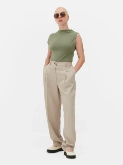 MULHER Primark Tops E T-Shirts^Body S/ Mangas Gola Subida