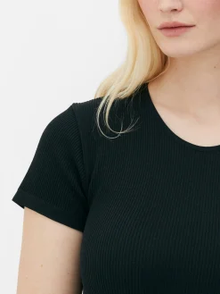 MULHER Primark Tops E T-Shirts^Body T-shirt Canelado S/ Costuras