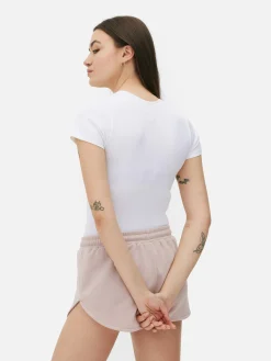 MULHER Primark Tops E T-Shirts^Body T-shirt Canelado S/ Costuras