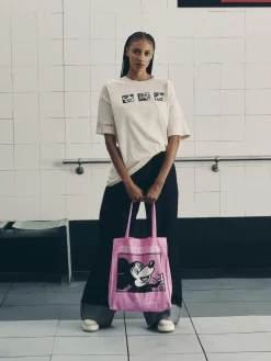MULHER Primark Malas E Carteiras^Bolsa Tote Disney Mickey Mouse X Keith Haring