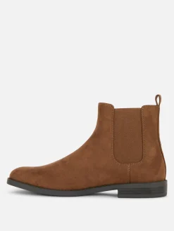 MULHER Primark Botas^Botas Chelsea Imitação Camurça