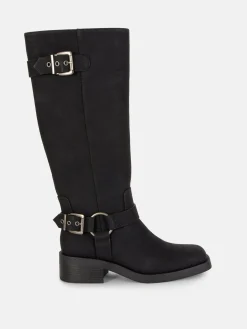 MULHER Primark Botas^Botas Estilo Motard Biqueira Quadrada