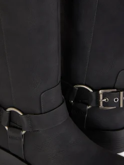 MULHER Primark Botas^Botas Estilo Motard Biqueira Quadrada