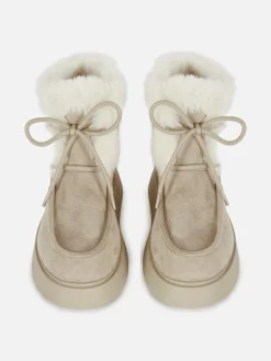 MULHER Primark Botas^Botas Rebordo Imitação Pelo Rita Ora