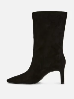 MULHER Primark Botas^Botas Salto Agulha Imitação Camurça