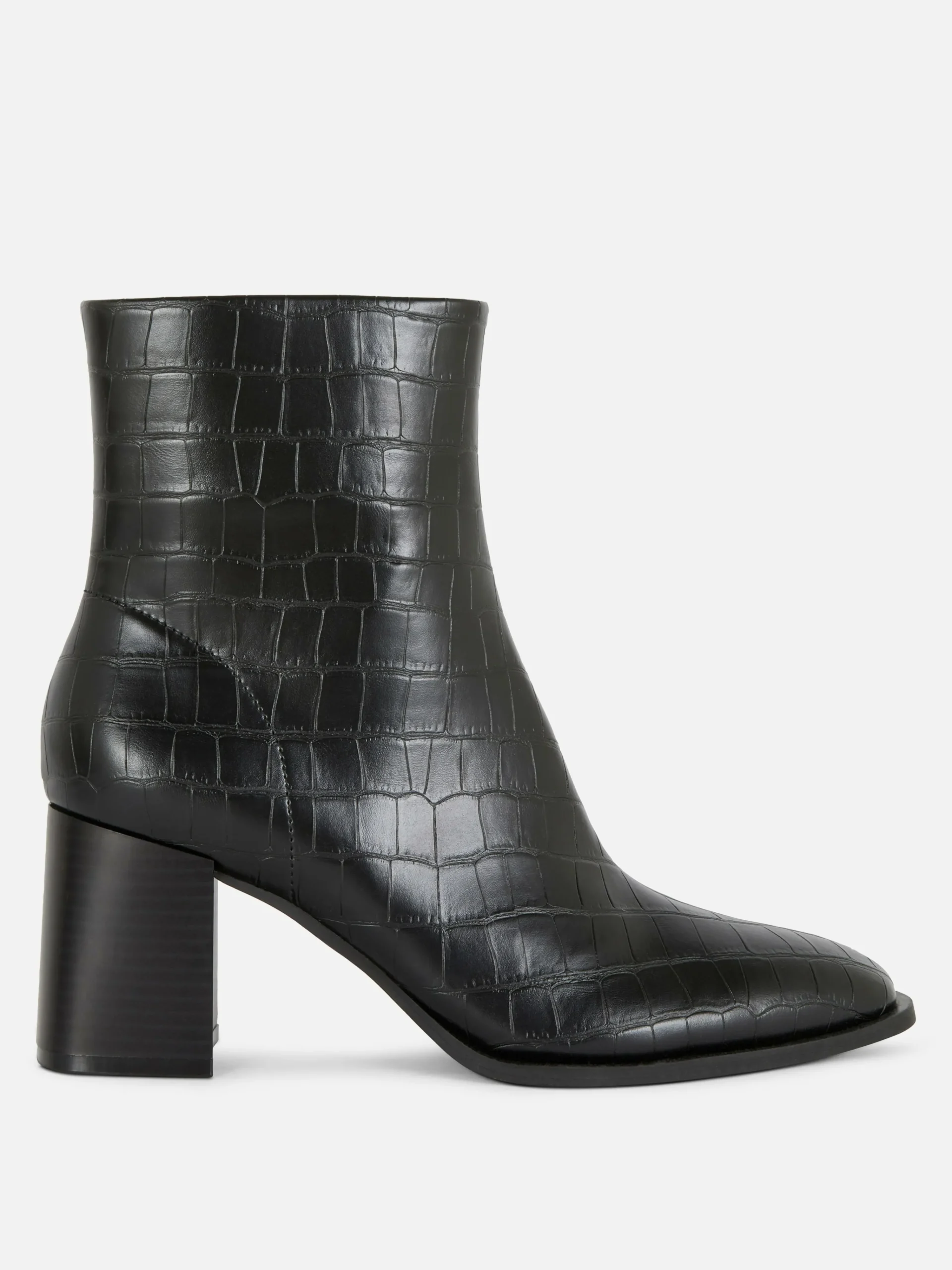 MULHER Primark Botas^Botas Salto Imitação Pele Efeito Crocodilo