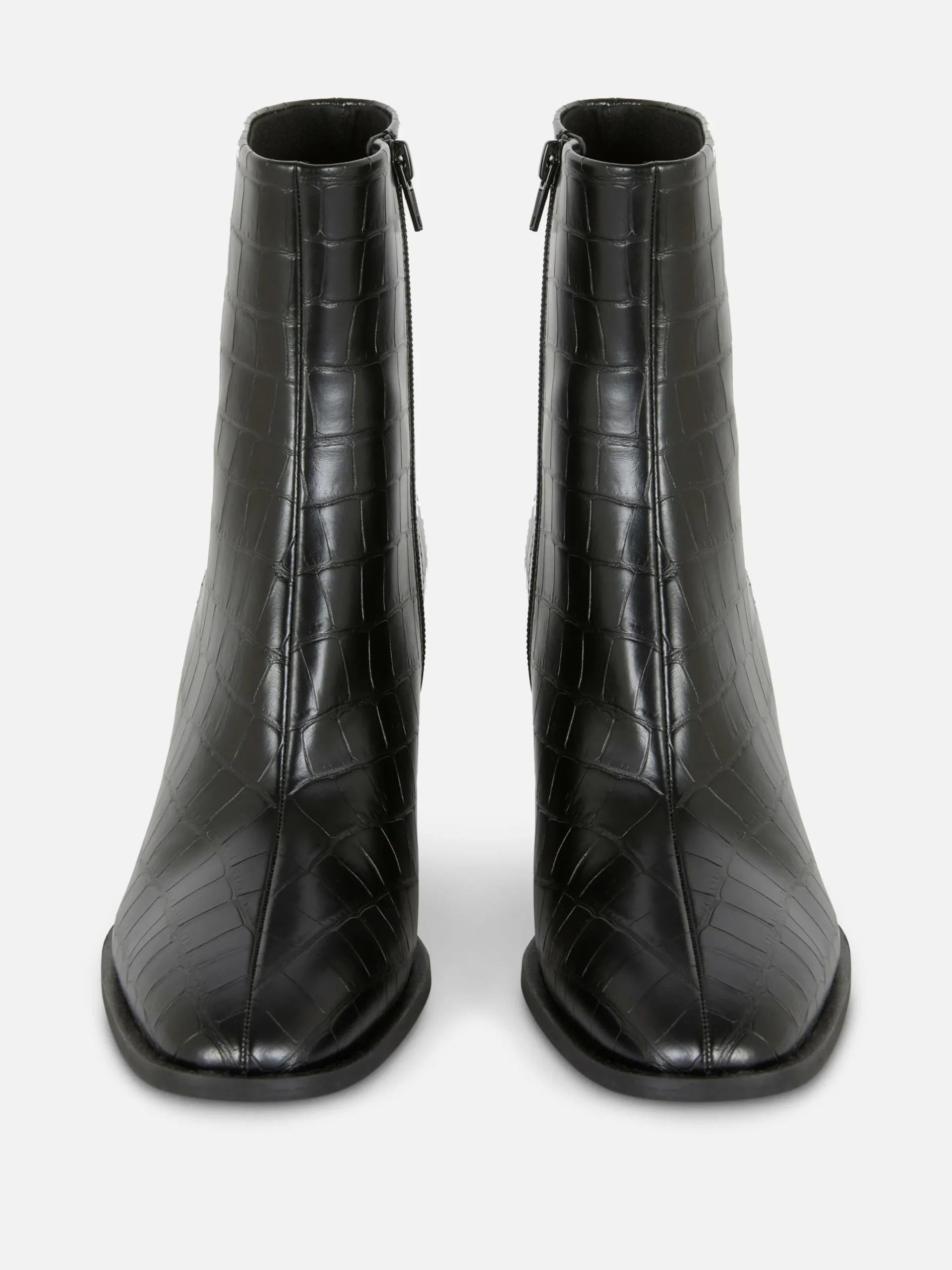 MULHER Primark Botas^Botas Salto Imitação Pele Efeito Crocodilo