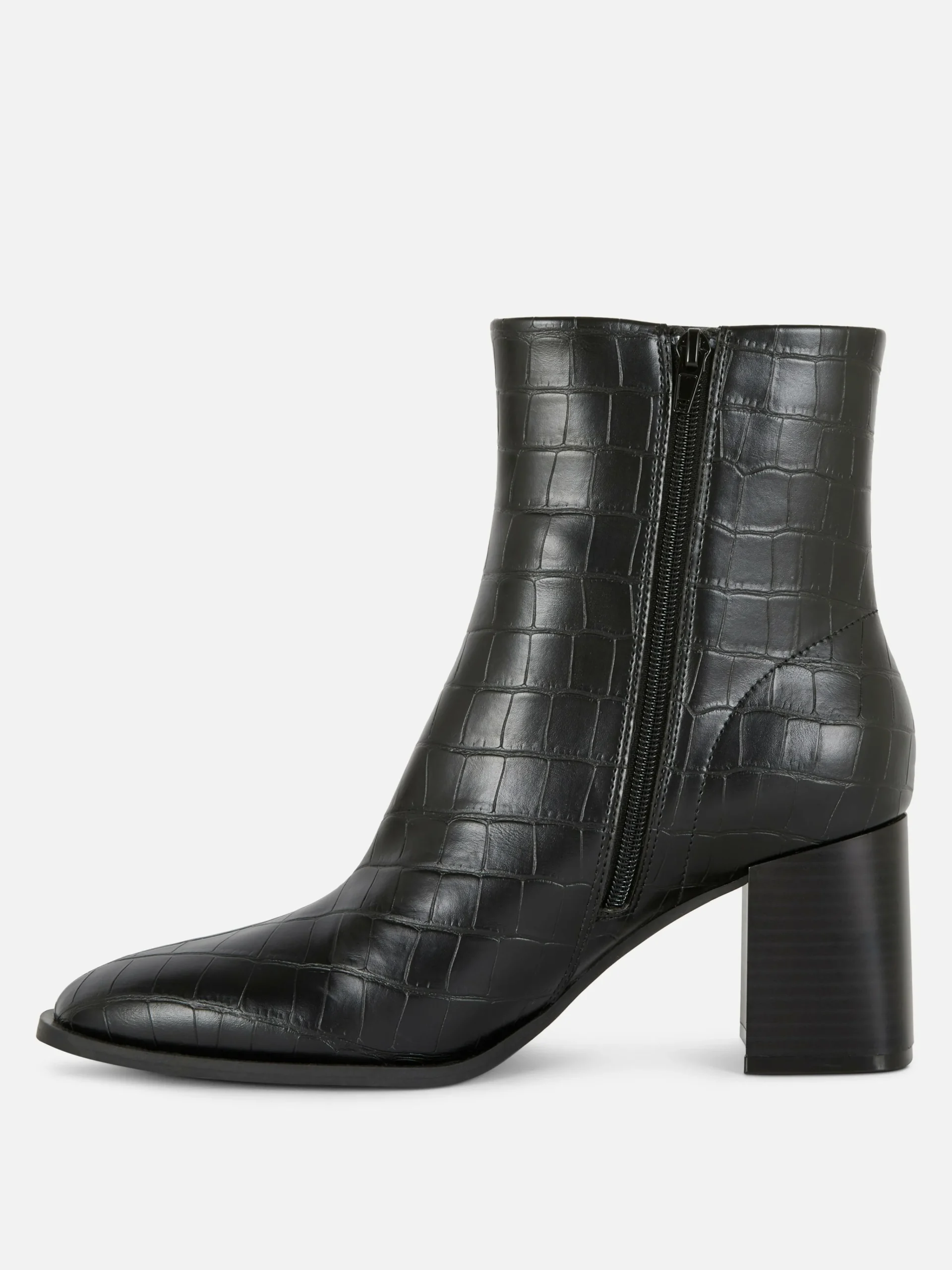 MULHER Primark Botas^Botas Salto Imitação Pele Efeito Crocodilo
