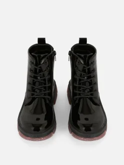 Primark Botas E Galochas^Botas Sola Cintilante Imitação Pele Verniz