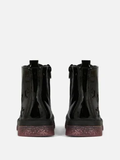 Primark Botas E Galochas^Botas Sola Cintilante Imitação Pele Verniz