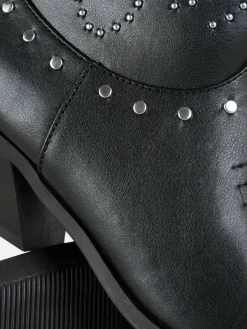 MULHER Primark Botas^Botins Estilo Vcowboy Tachas