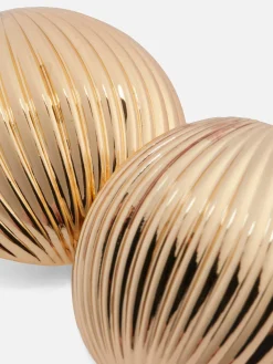 MULHER Primark Bijutaria^Brincos Pequenos Estriado Grande Rita Ora