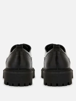 MULHER Primark Sapatos Rasos^Brogues Atacadores Sola Grossa