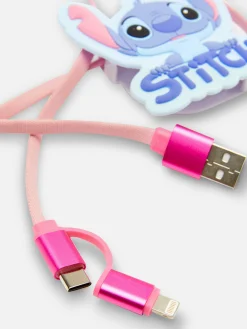 Primark Carregadores^Cabo USB Forma Disney Stitch