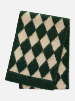 MULHER Primark Chapéus, Luvas E Cachecóis|Agasalhos Inverno^Cachecol Padrão Argyle Rita Ora