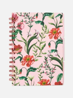 Primark Blocos De Notas^Caderno A5 Padrão Floral
