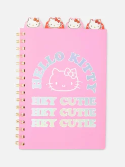 Primark Blocos De Notas^Caderno Separadores A5 Hello Kitty 50.º Aniversário