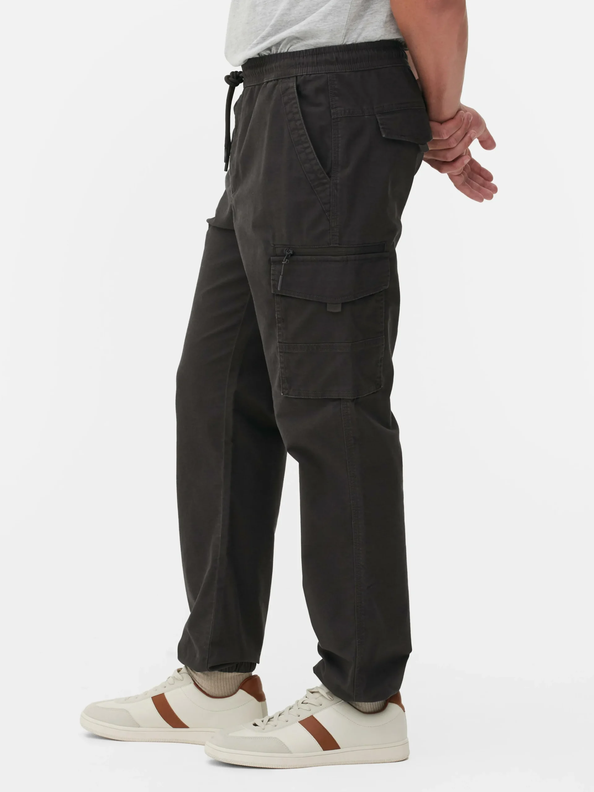 Primark Calças^Calças Cargo C/ Punhos Corte Folgado