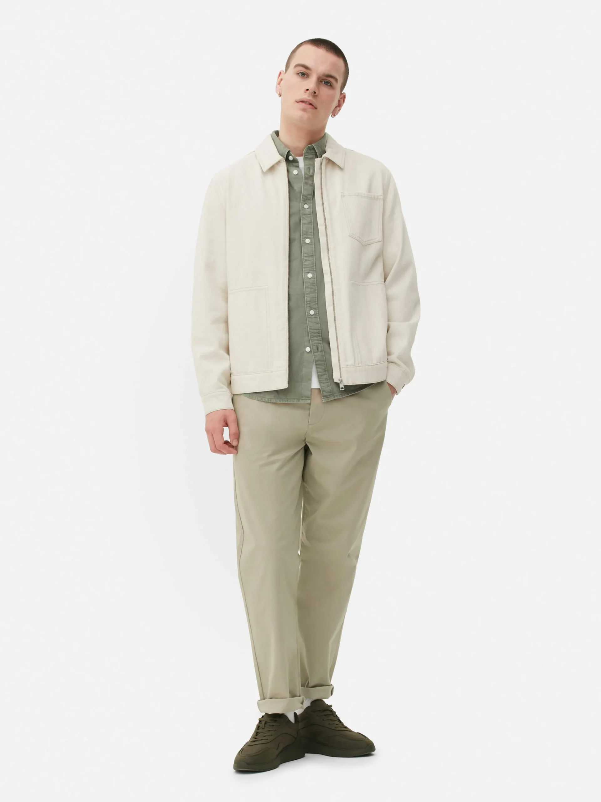 Primark Calças^Calças Chino Corte Perna Direita