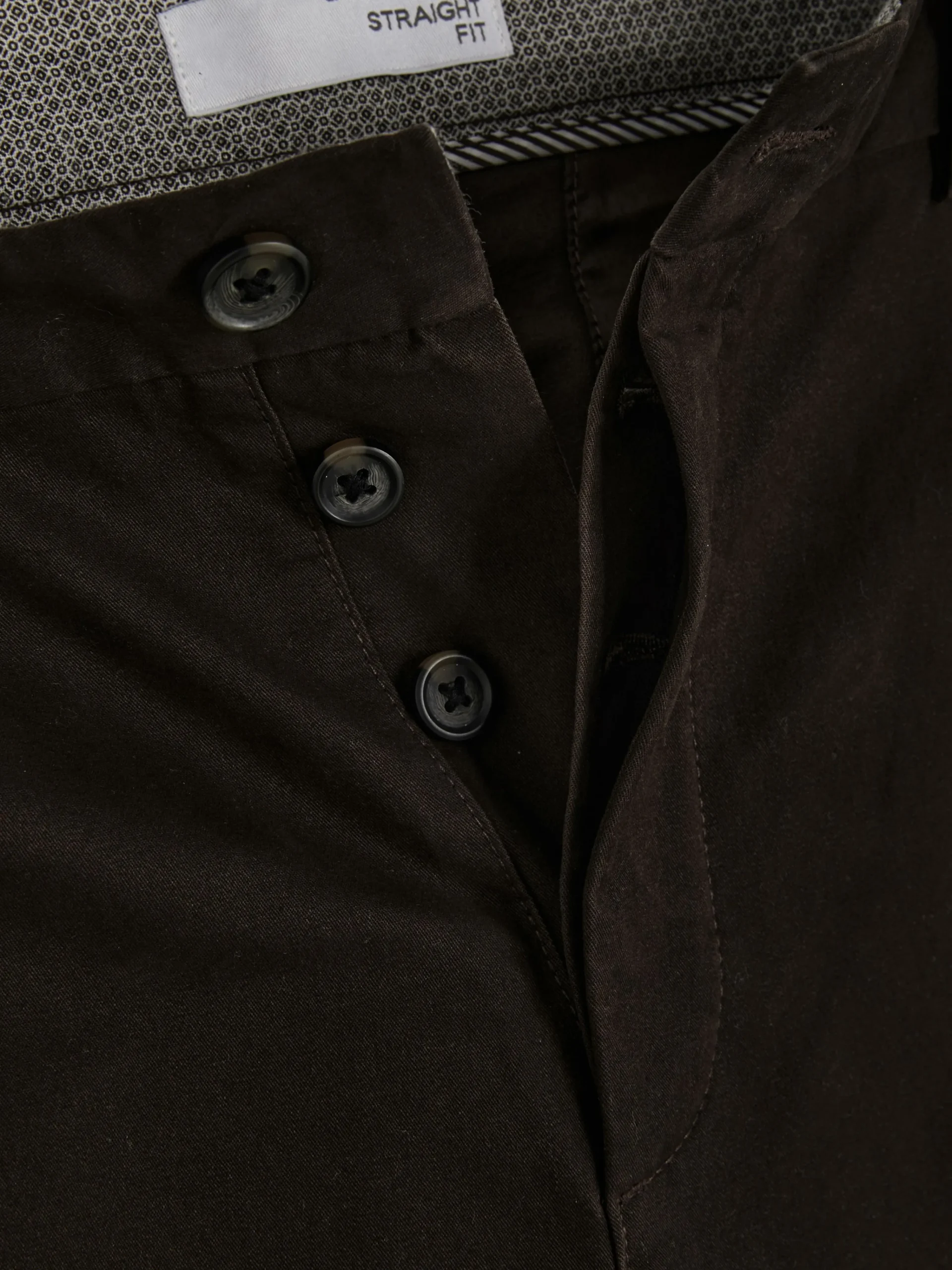 Primark Calças^Calças Chino Elásticas Corte Perna Direita