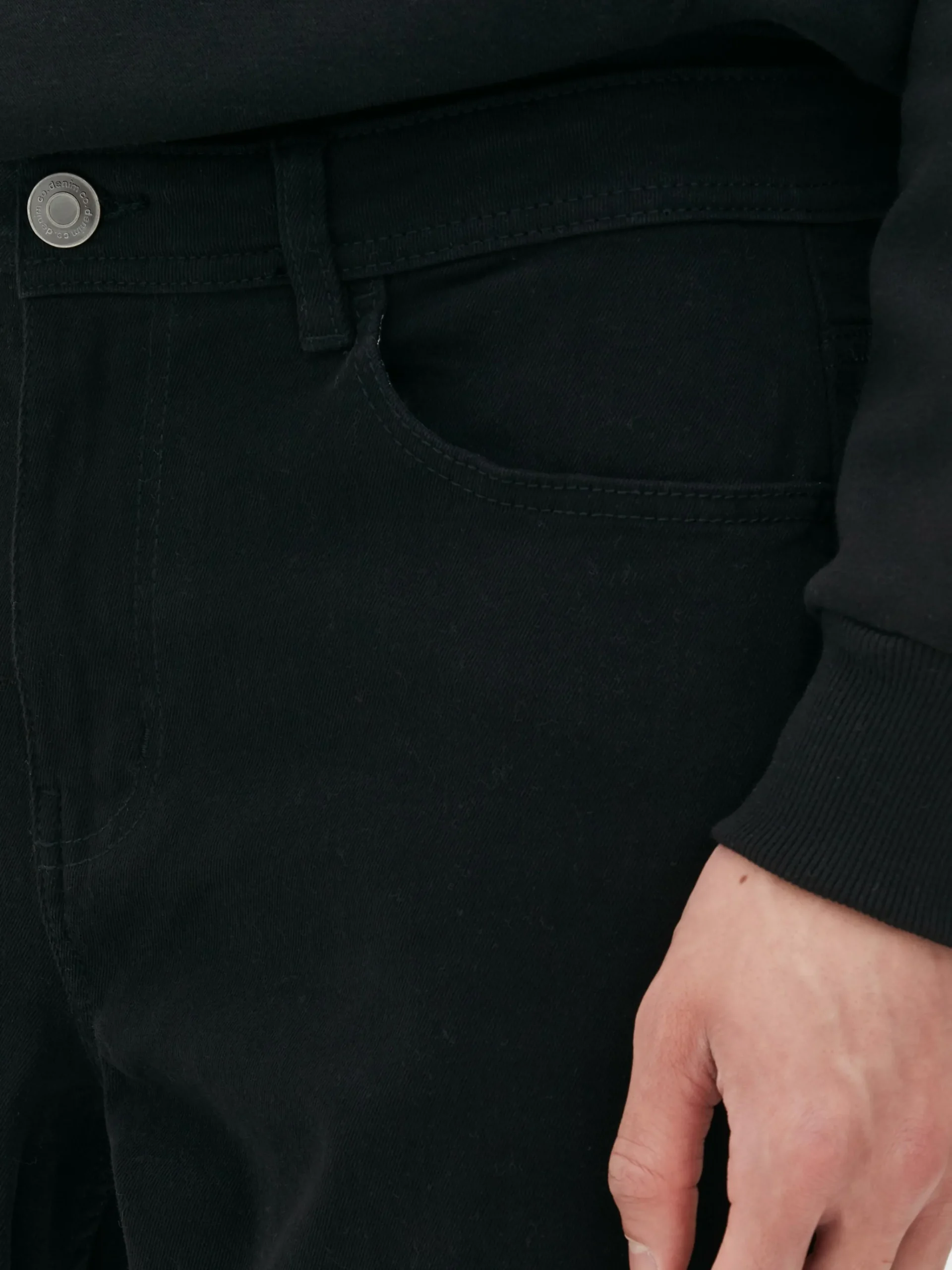 Primark Calças De Ganga^Calças De Ganga De Sarja Corte Direito