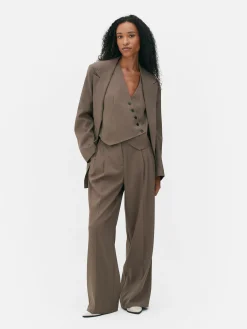 MULHER Primark Calças E Leggings^Calças Frente Plissada Medida