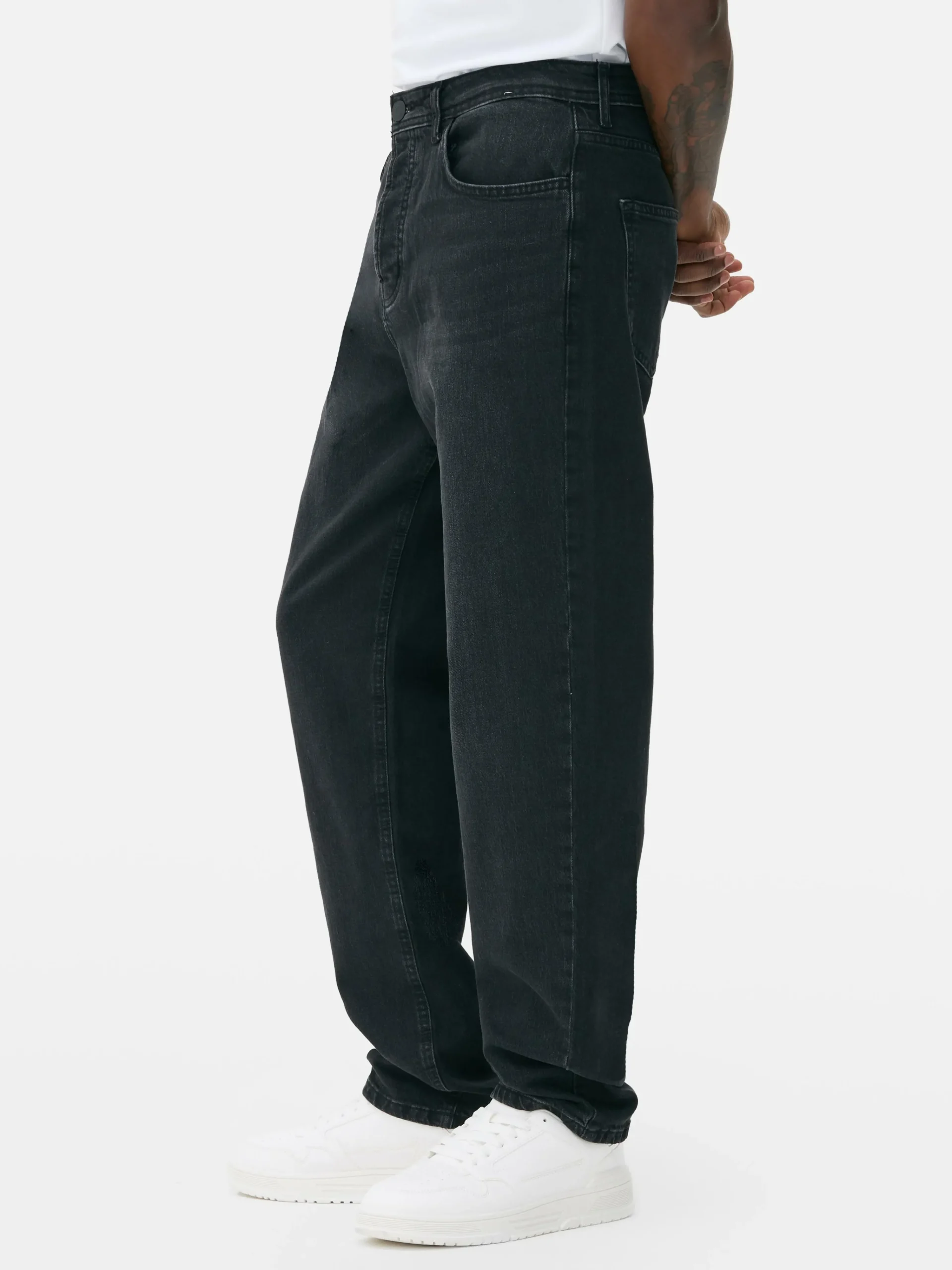 Primark Calças De Ganga^Calças Ganga Corte Perna Direita Folgada