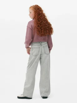 Primark Calças De Ganga^Calças Ganga Corte Perna Largo Rachas