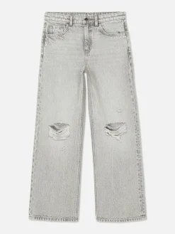 Primark Calças De Ganga^Calças Ganga Corte Perna Largo Rachas