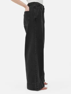 MULHER Primark Calças De Ganga^Calças Ganga Largas Elásticas