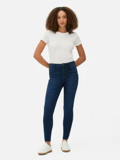 MULHER Primark Ganga|Calças De Ganga^Calças Ganga Skinny Básicas Cintura Média