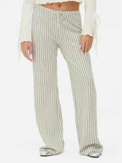 MULHER Primark Calças E Leggings^Calças Largas Riscas