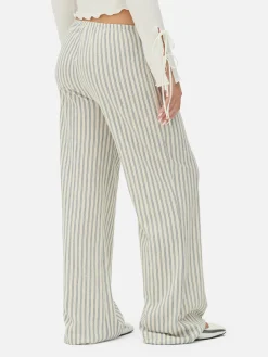 MULHER Primark Calças E Leggings^Calças Largas Riscas