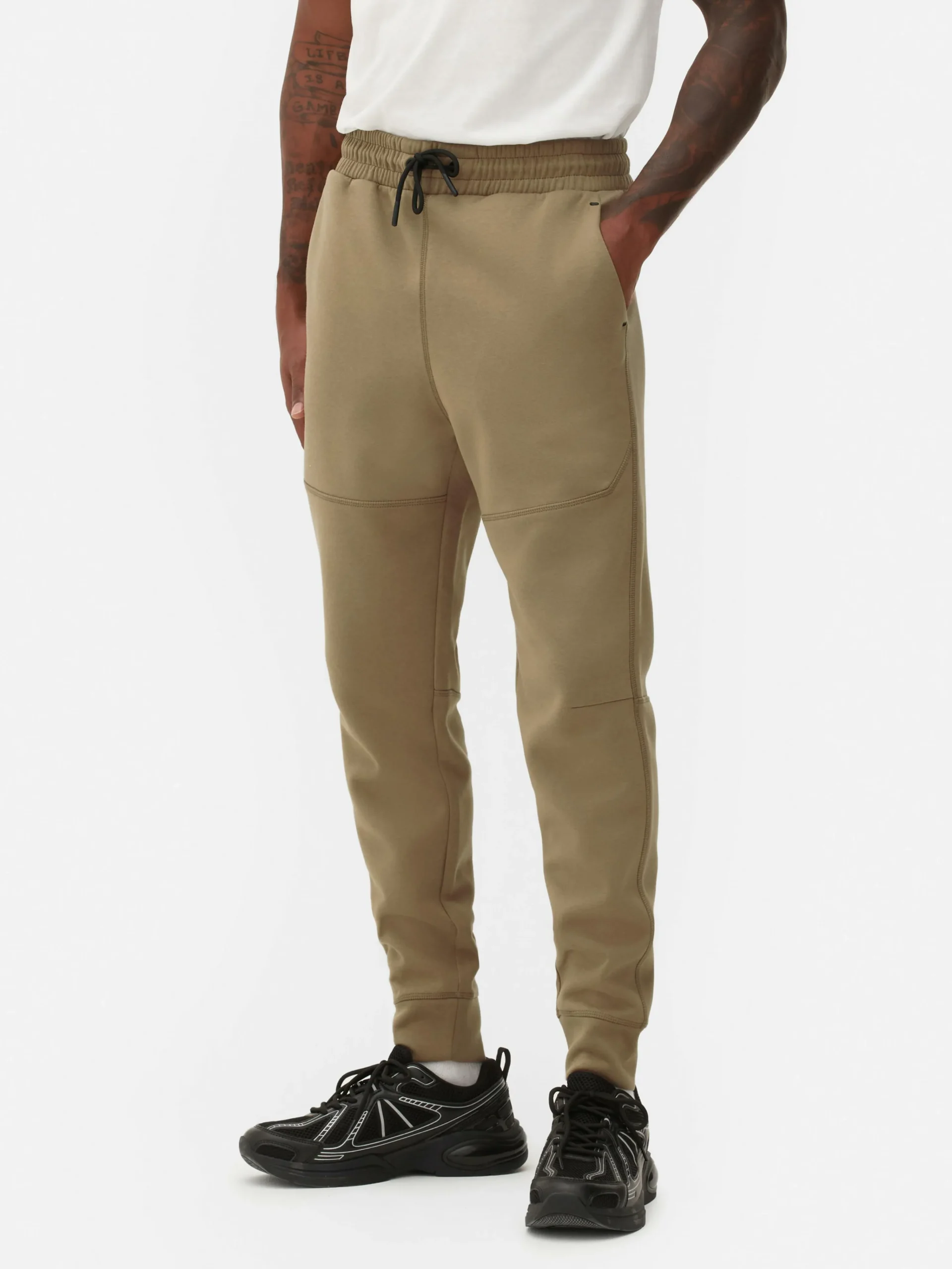 Primark Roupa De Desporto|Calças De Treino^Calças Treino Corte Justo Reforçado