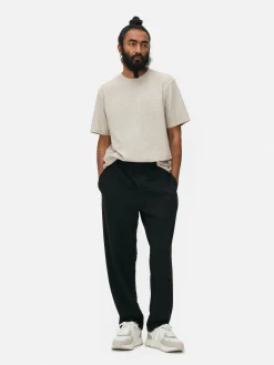 Primark Calças De Treino^Calças Treino Corte Perna Direira Básicas