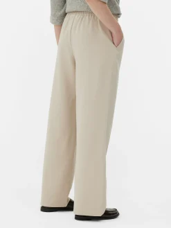 MULHER Primark Calças De Treino^Calças Treino De Tecido Com Detalhes De Costura A Condizer