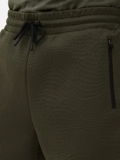 Primark Roupa De Desporto|Calças De Treino^Calças Treino Texturadas Cintura Elástica