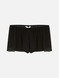 MULHER Primark Calças De Pijama^Calções Pijama Rebordo Renda/malha Transparente