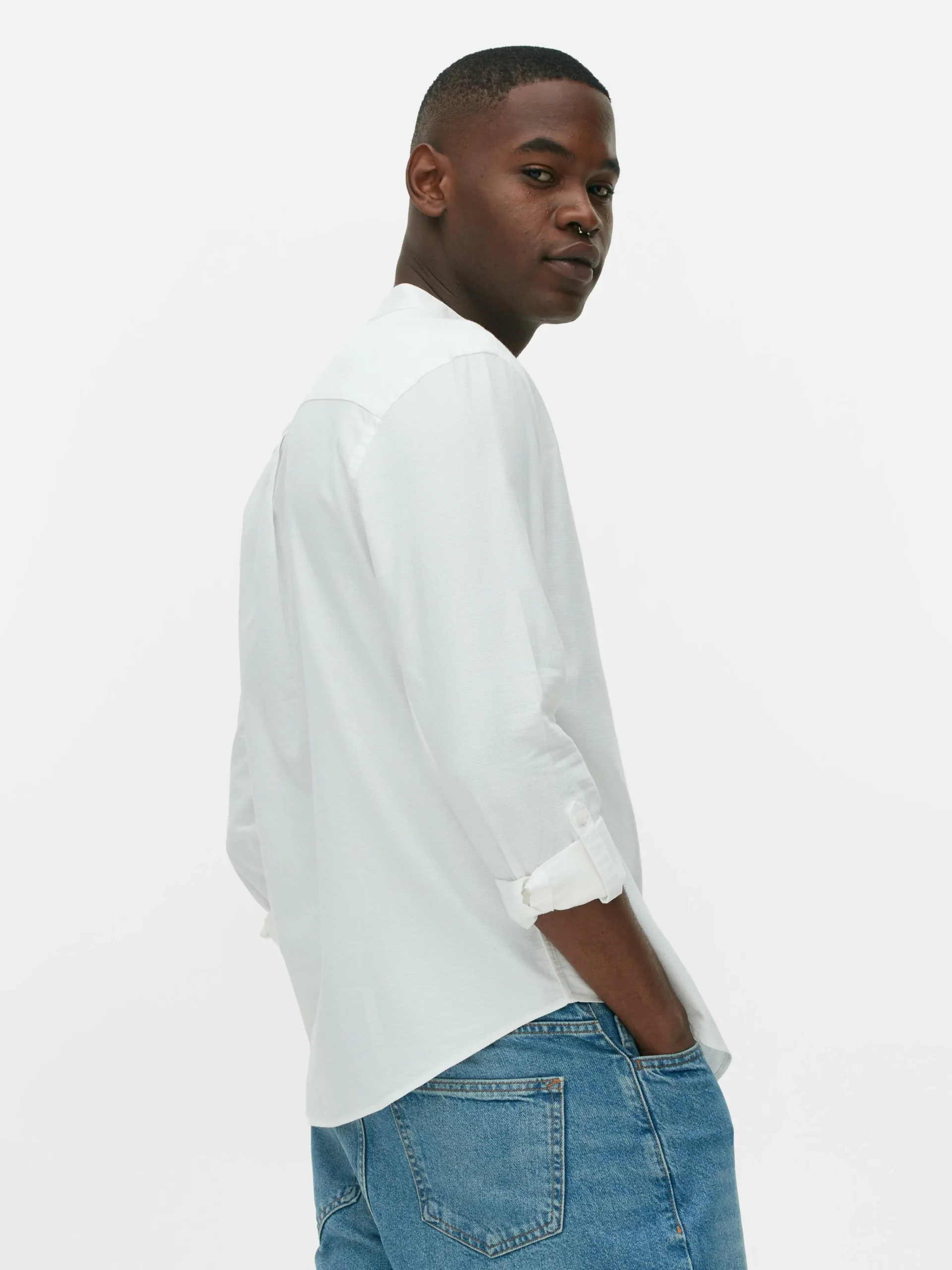 Primark Camisas^Camisa Botões Manga Enrolada